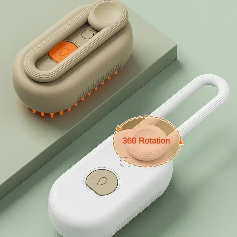 Steam Grooming Brush – Mist, Brush and Soothe in One Pass