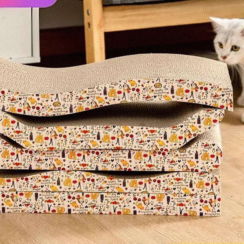 Corrugated Cat Scratcher – The Sofa's Best Defense