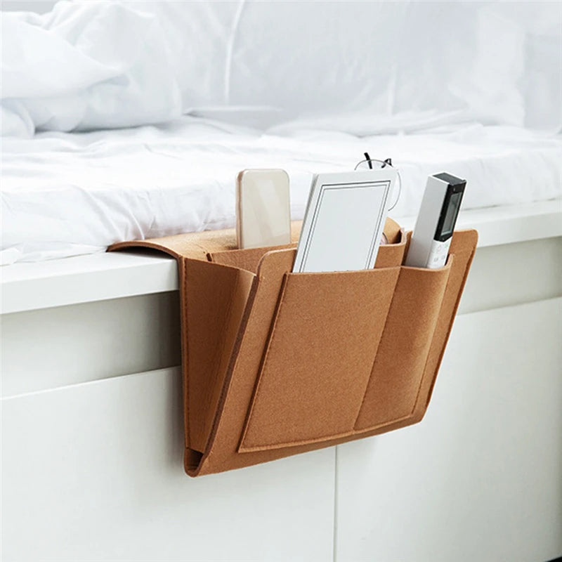 Bedside Felt Caddy – Keep the Remote Off the Floor