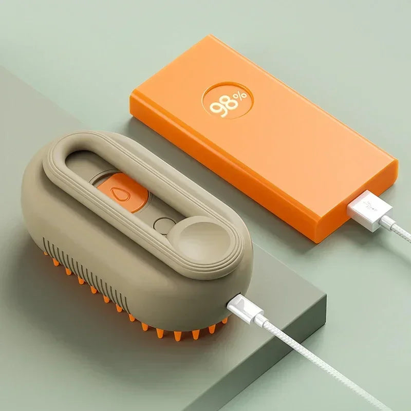 Steam Grooming Brush – Mist, Brush and Soothe in One Pass