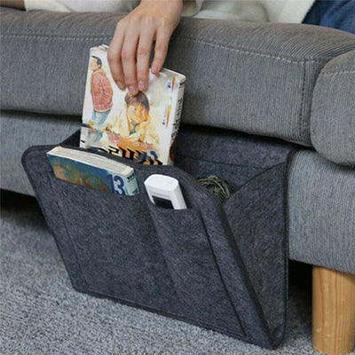 Bedside Felt Caddy – Keep the Remote Off the Floor