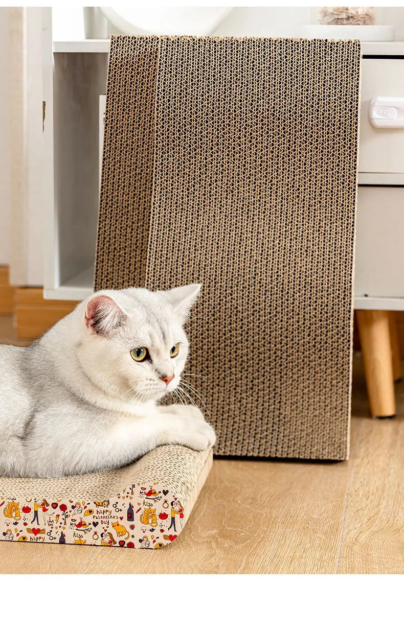 Corrugated Cat Scratcher – The Sofa's Best Defense