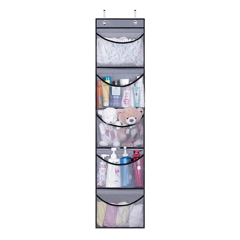 Over-Door Hanging Organizer - 5 Pockets