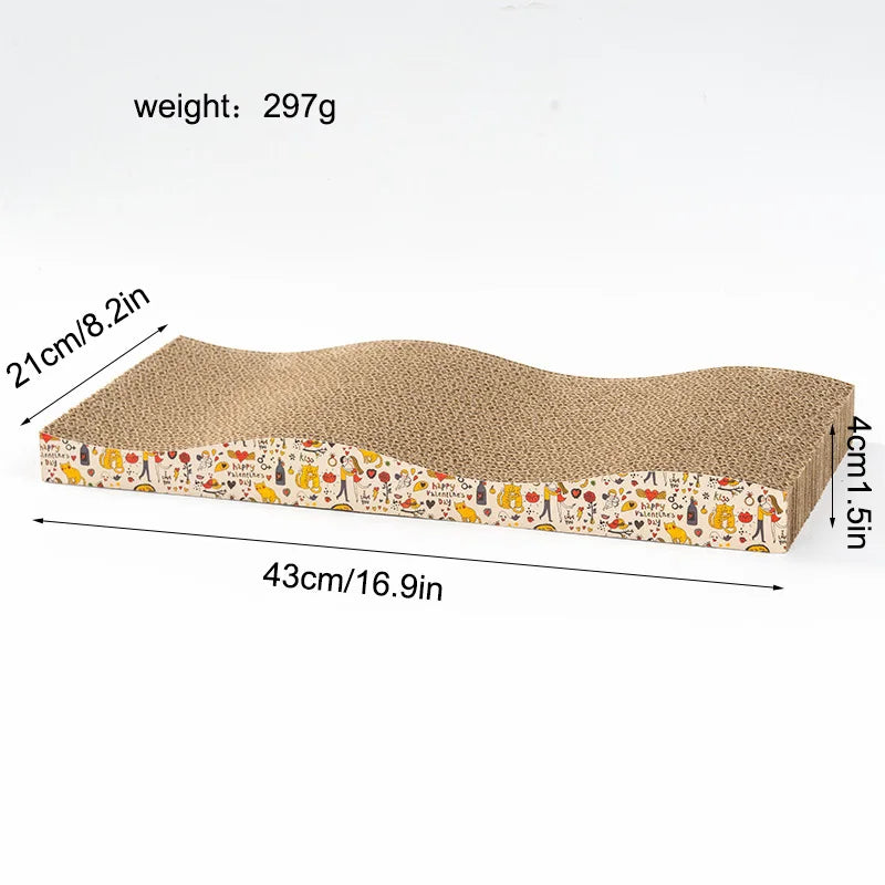 Corrugated Cat Scratcher – The Sofa's Best Defense