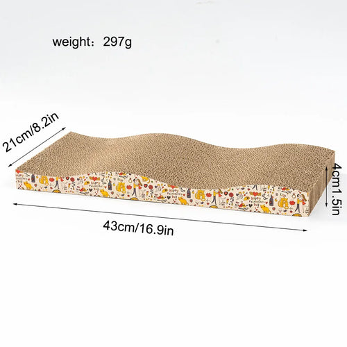 Corrugated Cat Scratcher – The Sofa's Best Defense