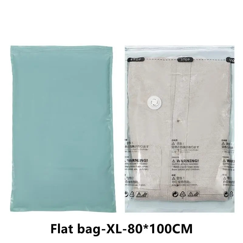 Flat compression storage bag, XL size 80 x 100 cm