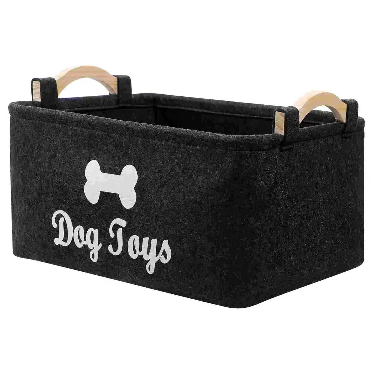 Felt Dog Toy Basket – Because Every Good Dog Deserves a Toy Box