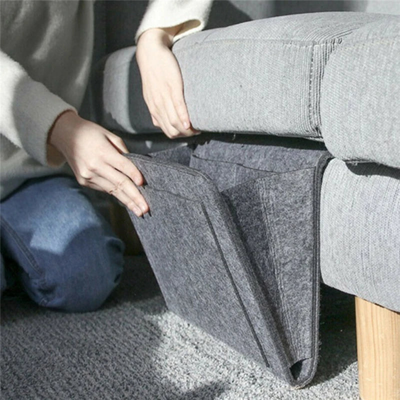 Bedside Felt Caddy – Keep the Remote Off the Floor