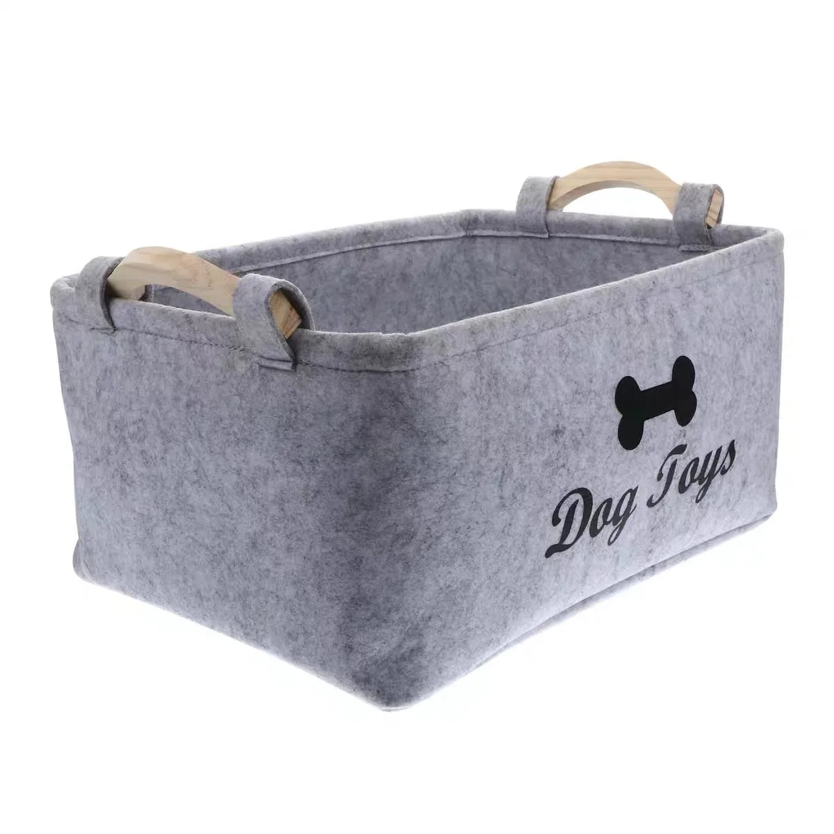Felt Dog Toy Basket – Because Every Good Dog Deserves a Toy Box