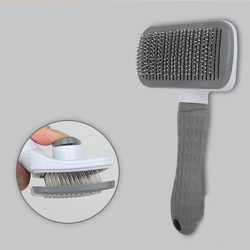 Deshedding Massage Comb – One Click and the Fur Falls Away