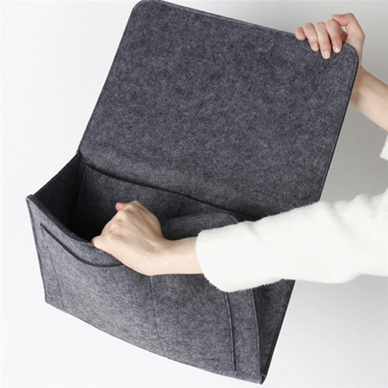 Bedside Felt Caddy – Keep the Remote Off the Floor