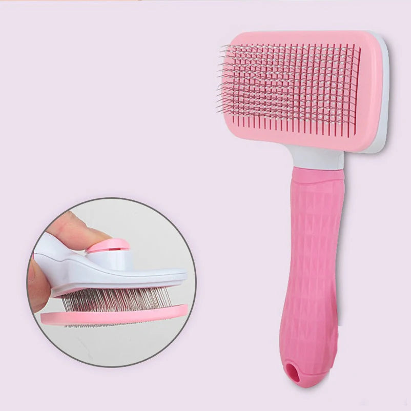 Deshedding Massage Comb – One Click and the Fur Falls Away