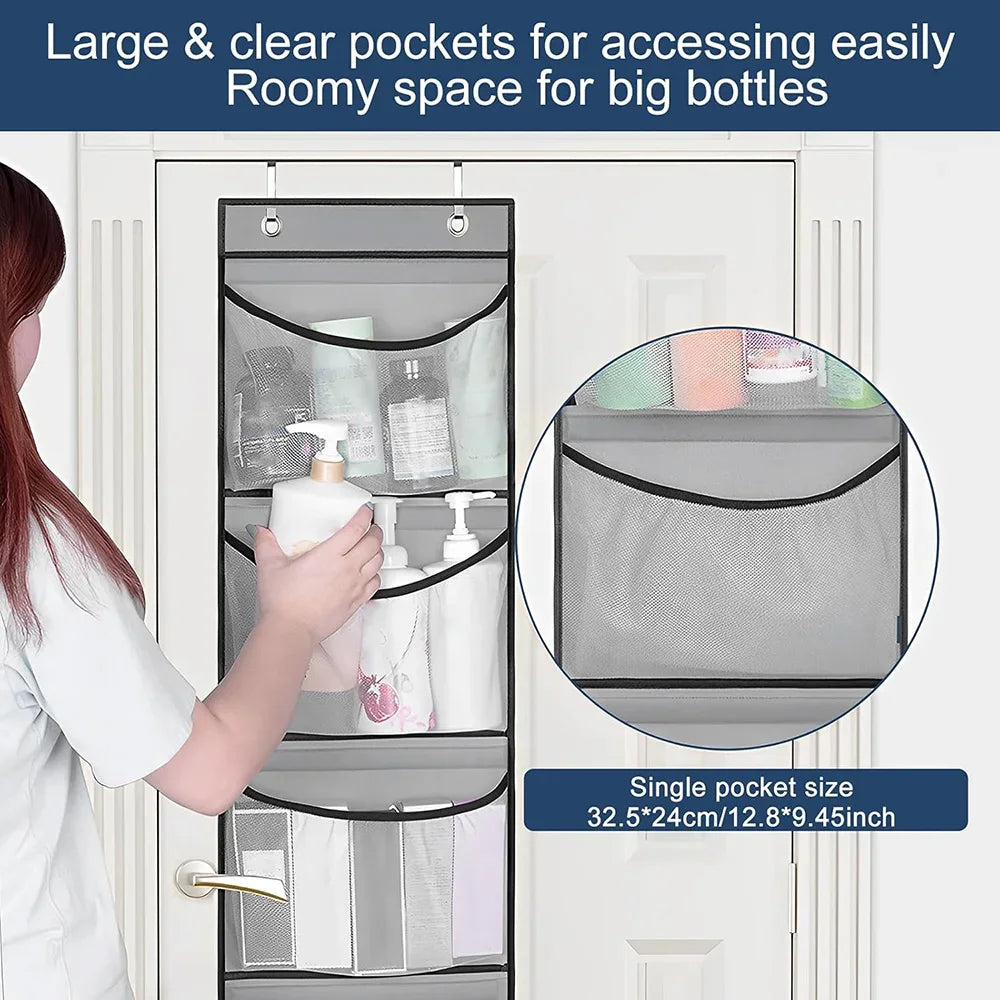 Over-Door Hanging Organizer - 5 Pockets