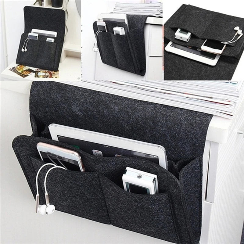 Bedside Felt Caddy – Keep the Remote Off the Floor