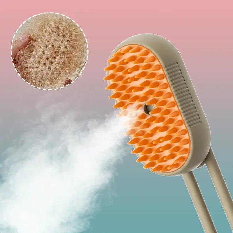 Steam Grooming Brush – Mist, Brush and Soothe in One Pass