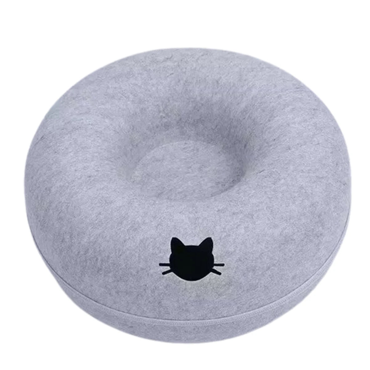 Donut Cat Cave & Tunnel Bed – The Hideout Your Cat Actually Wants